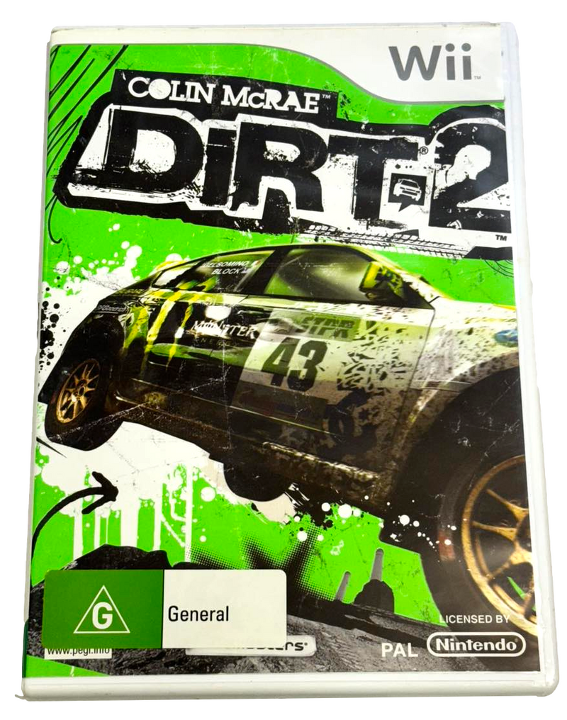 Colin McRae Dirt 2 Nintendo Wii PAL *Complete* Wii U Compatible (Preowned)