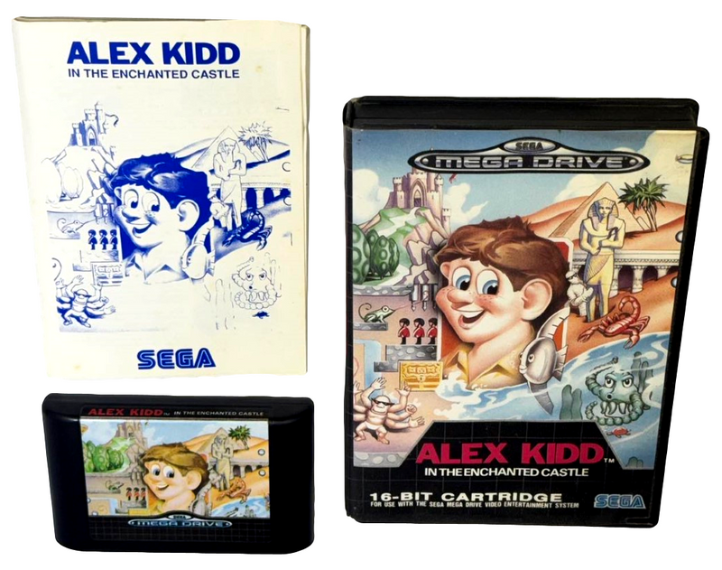 Alex Kidd in the Enchanted Castle Sega Mega Drive *Complete* (Preowned)