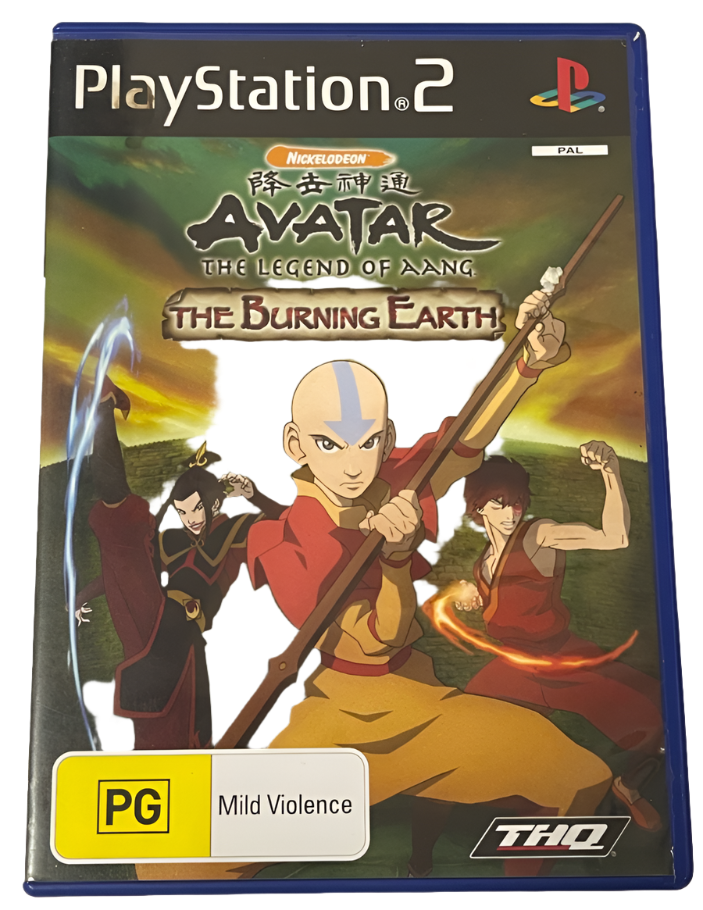 Avatar The Legend of Aang: The Burning Earth PS2 PAL *Complete* (Preowned)