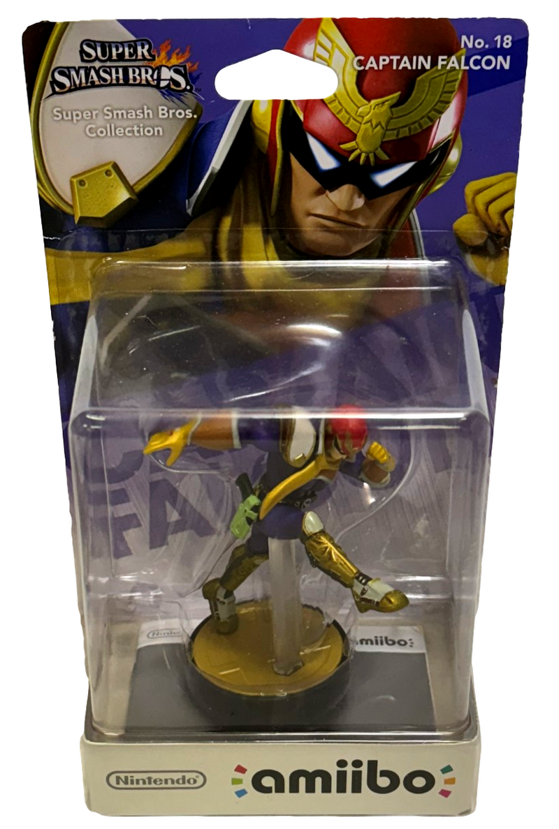 Super Smash Bros Collection N0.18 Captain Falcon Nintendo Amiibo