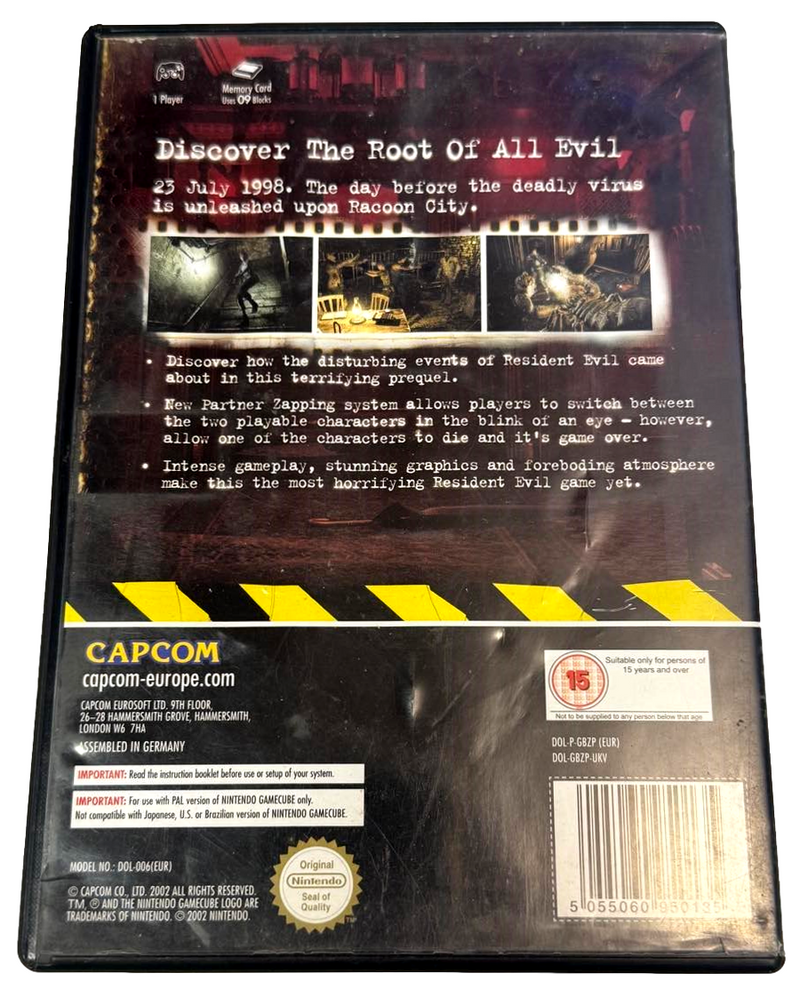 Resident Evil Zero Nintendo Gamecube PAL *Complete* (Preowned)