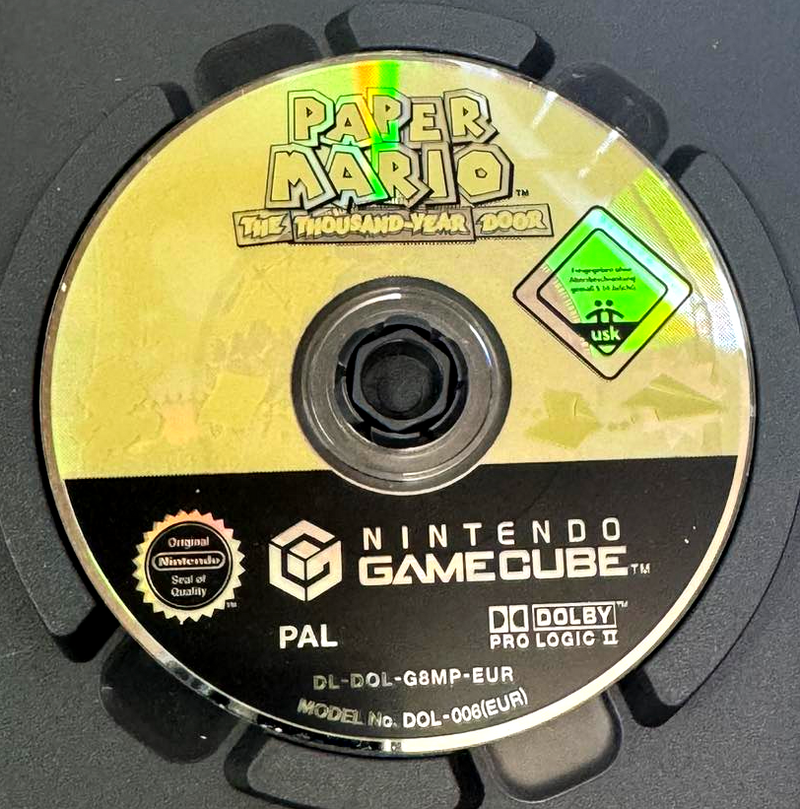 Paper Mario The Thousand Year Door  Nintendo Gamecube PAL *Complete* (NTSC Case) (Preowned)