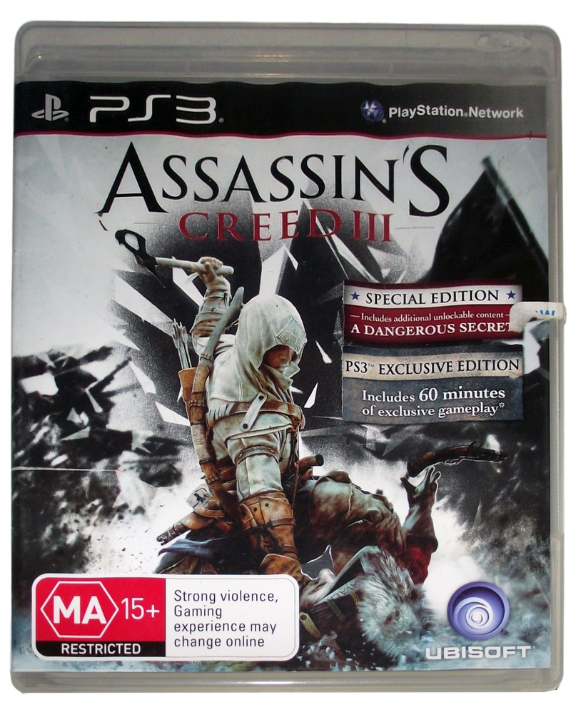 Assassin's Creed III Sony PS3 (Pre-Owned)