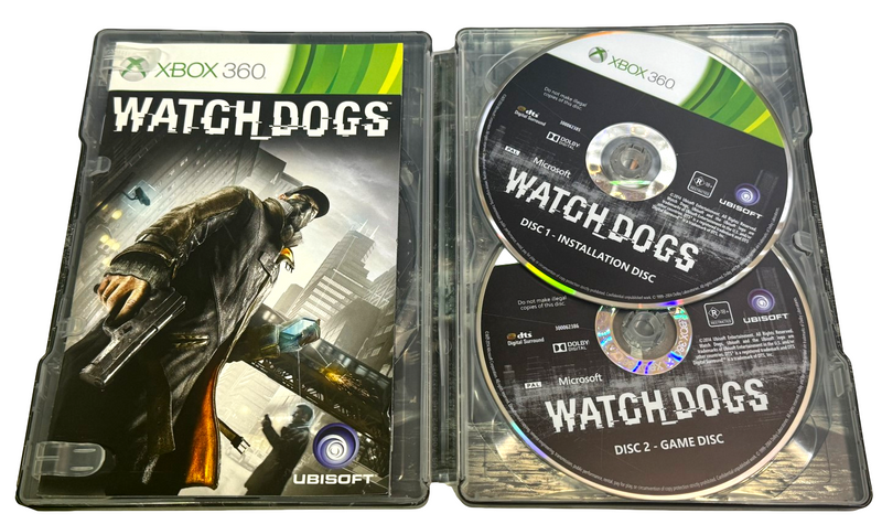 Watch Dogs XBOX 360 PAL Steelbook (Preowned)