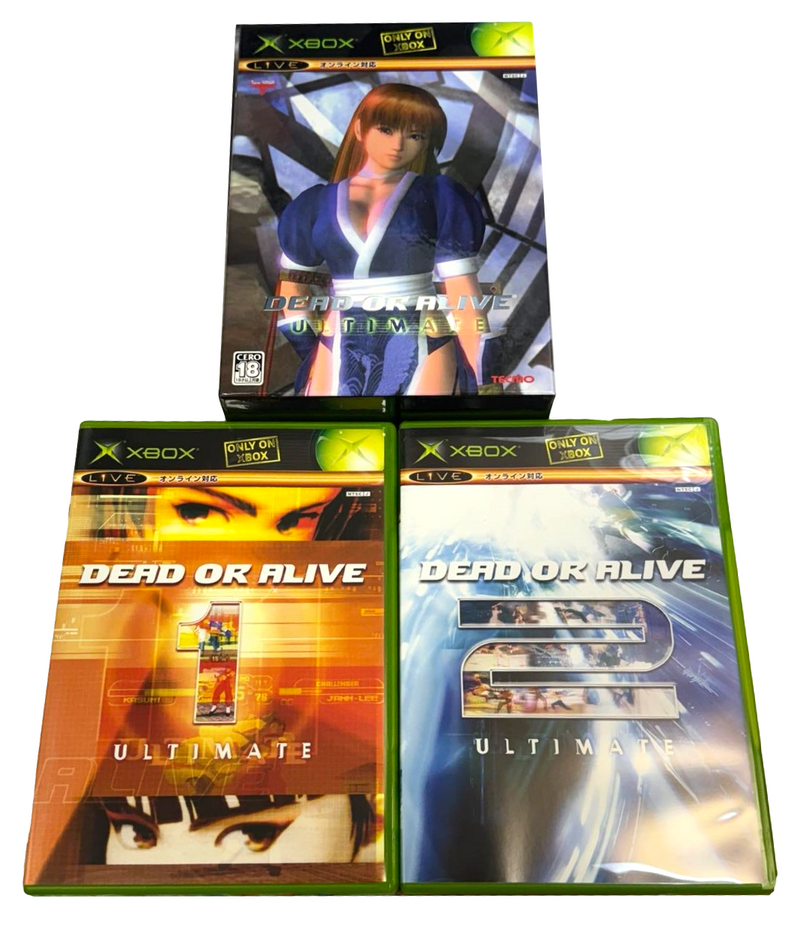 Boxed Dead or Alive Ultimate XBOX Original PAL Disks *Japanese Case* (Preowned)