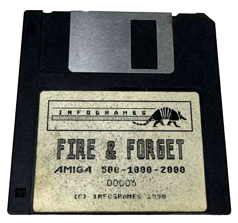 Fire & Forget Amiga 3.5 Floppy Infrogames Software0