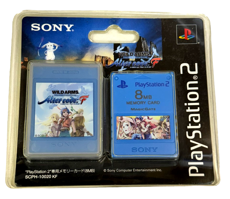 Wild Arms Sony Magic Gate PS2 Memory Card PlayStation 2 *Brand New*