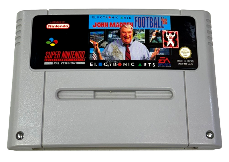 John Madden Football 93 Super Nintendo SNES PAL (Preowned)