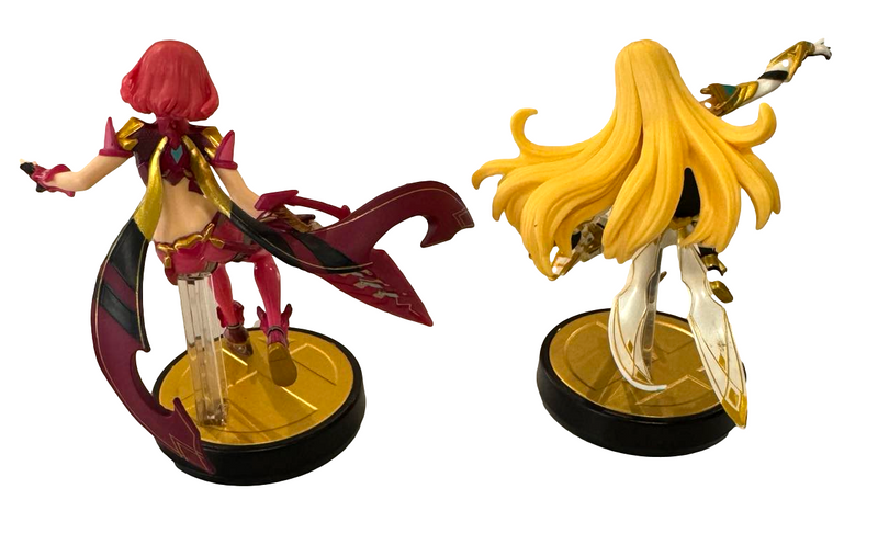 Super Smash Bros Collection N0.92 Pyra & Mythra Nintendo Amiibo Loose (Preowned)