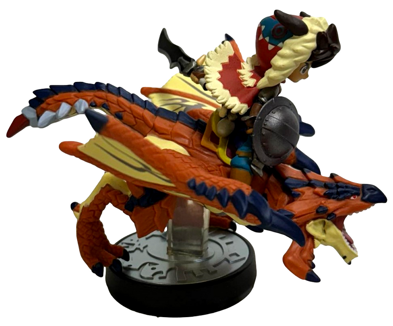 Monster Hunter Collection One-Eyed Rathalos & Rider Boy Nintendo Amiibo Loose (Preowned)