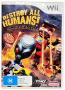 Destroy all Humans Big Willy Unleashed Nintendo Wii PAL *Complete* (Preowned)