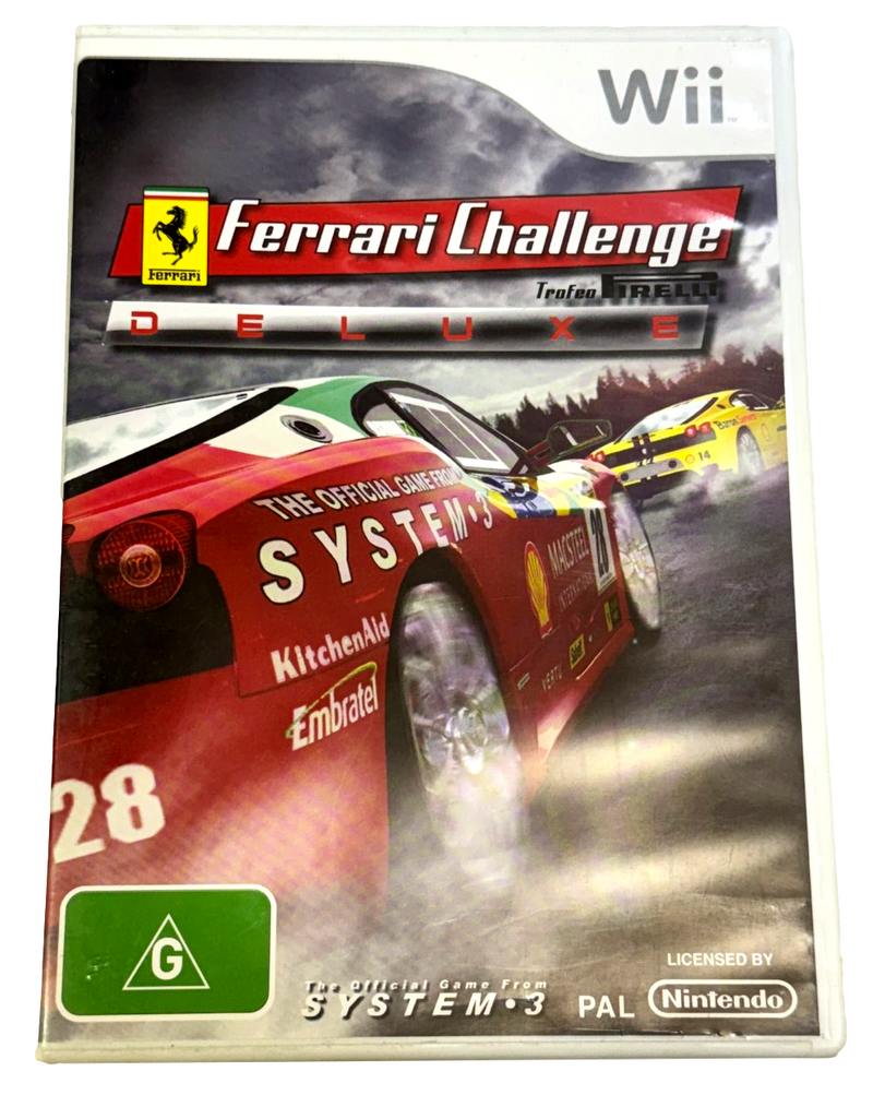 Ferrari Challenge Deluxe Nintendo Wii PAL *No Manual* Wii U (Preowned)
