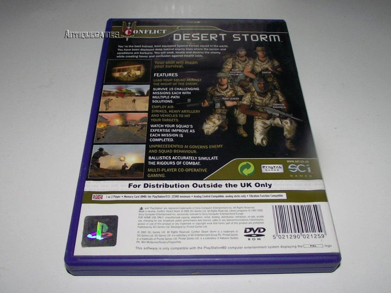 Conflict: Desert Storm PS2 PAL *Complete* (Preowned)