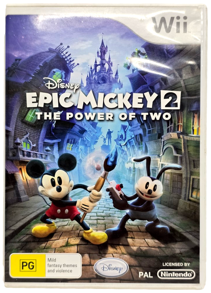 Disney Epic Mickey 2 The Power Of Two Nintendo Wii PAL *Complete* Wii U (Preowned)