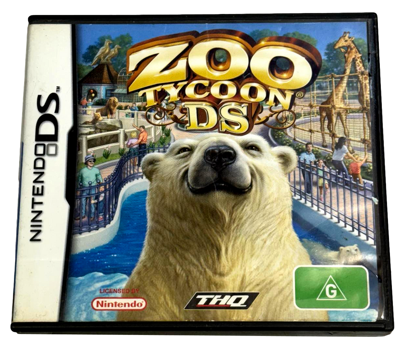 Zoo Tycoon DS Nintendo DS 2DS 3DS Game *Complete (Preowned)