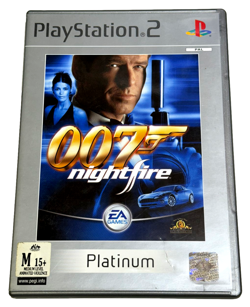 James Bond 007: Nightfire PS2 (Platinum) PAL *Complete* (Preowned)