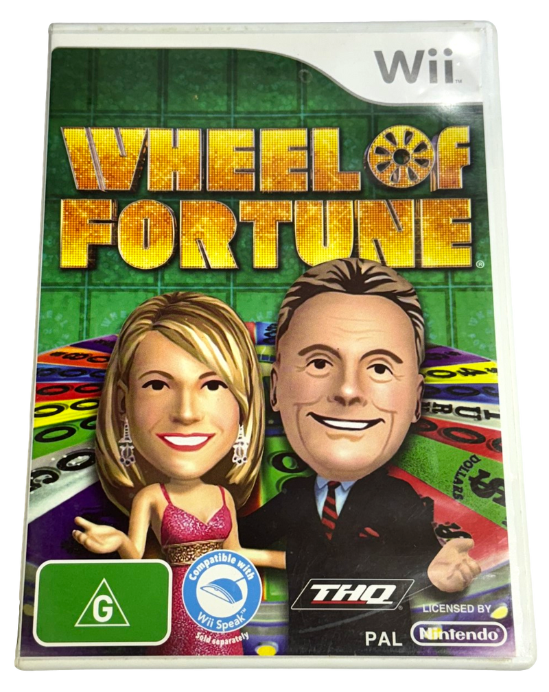 Wheel of Fortune Nintendo Wii PAL *Complete* Wii U Compatible (Preowned)