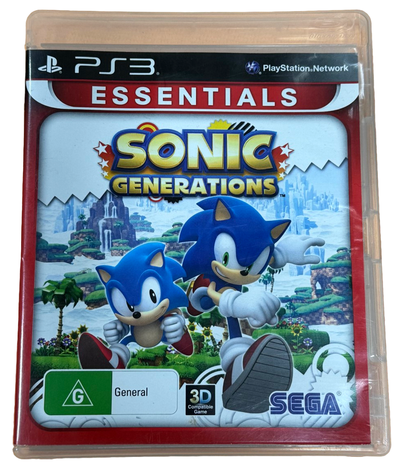 Sonic Generations Sony PS3 PlayStation 3 (Preowned)