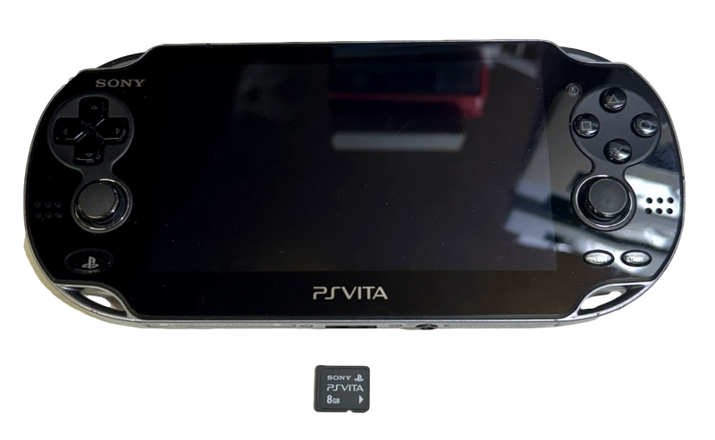 Genuine Sony PS Vita Handheld Console PCH-1002 + 8GB Memory Card (Preowned)