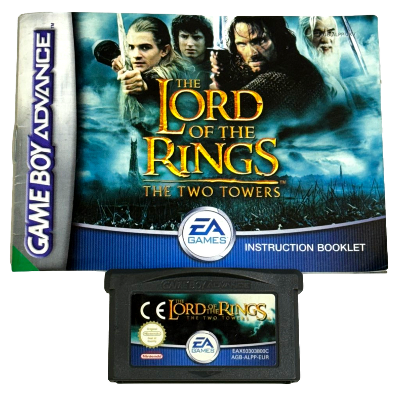 The Lord of the Rings The Two Towers Nintendo GBA *Manual Included* (Preowned)