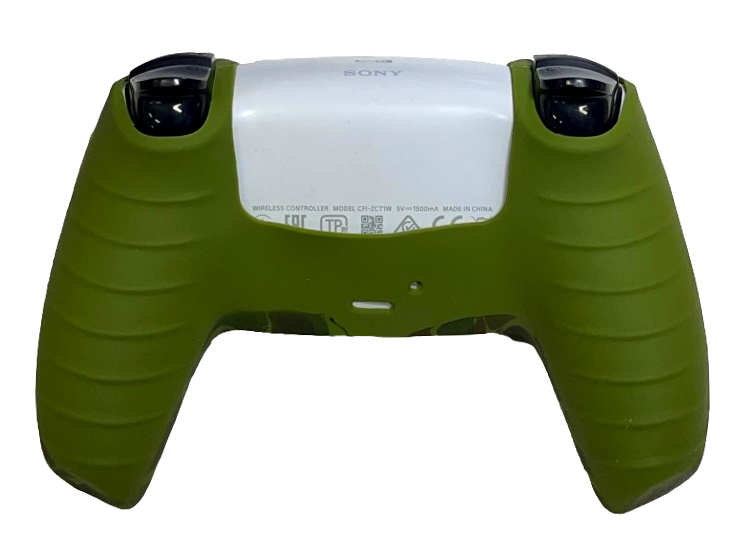 Silicone Cover For PS5 Controller Case Skin - Dark Green Camo