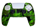 Silicone Cover For PS5 Controller Case Skin - Green Camo