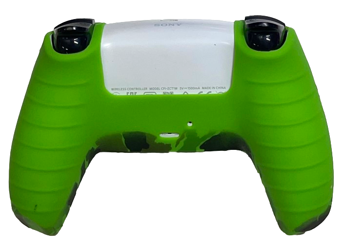 Silicone Cover For PS5 Controller Case Skin - Green Camo