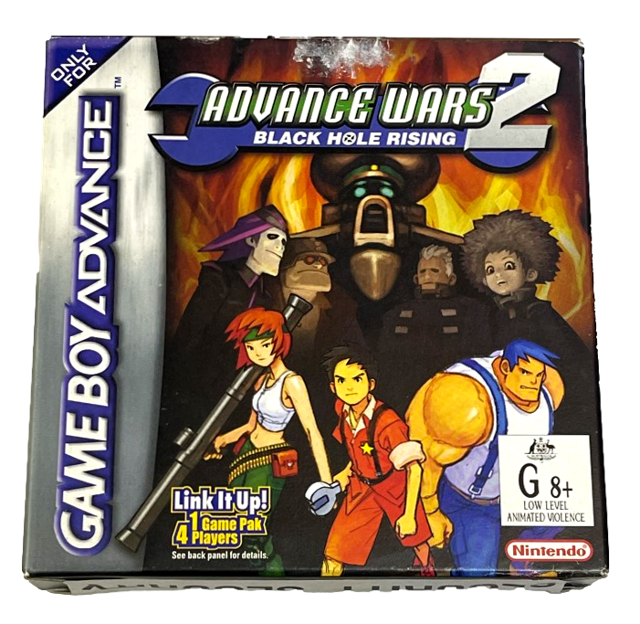 Advance Wars 2 Black Hole Rising Nintendo Gameboy Advance GBA *Complete* Boxed (Preowned)