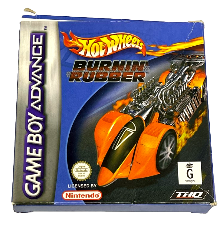 Hot Wheels Burning Rubber Nintendo Gameboy Advance GBA Complete* Boxed (Preowned)
