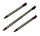 3 x Burgundy Retractable Nintendo Original DSi Touch Screen Stylus Nintendo