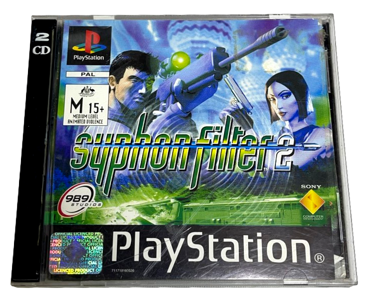 Syphon Filter 2 PS1 PS2 PS3 PAL *Complete* (Preowned)