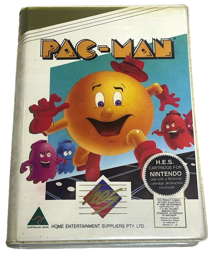 Pac Man Nintendo HES NES Boxed PAL *No Manual* Piggy Back (Preowned)