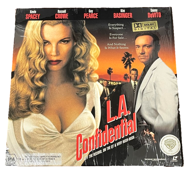 L.A Confidential Laserdisc - Kevin Spacey Russell Crowe Kim Basinger