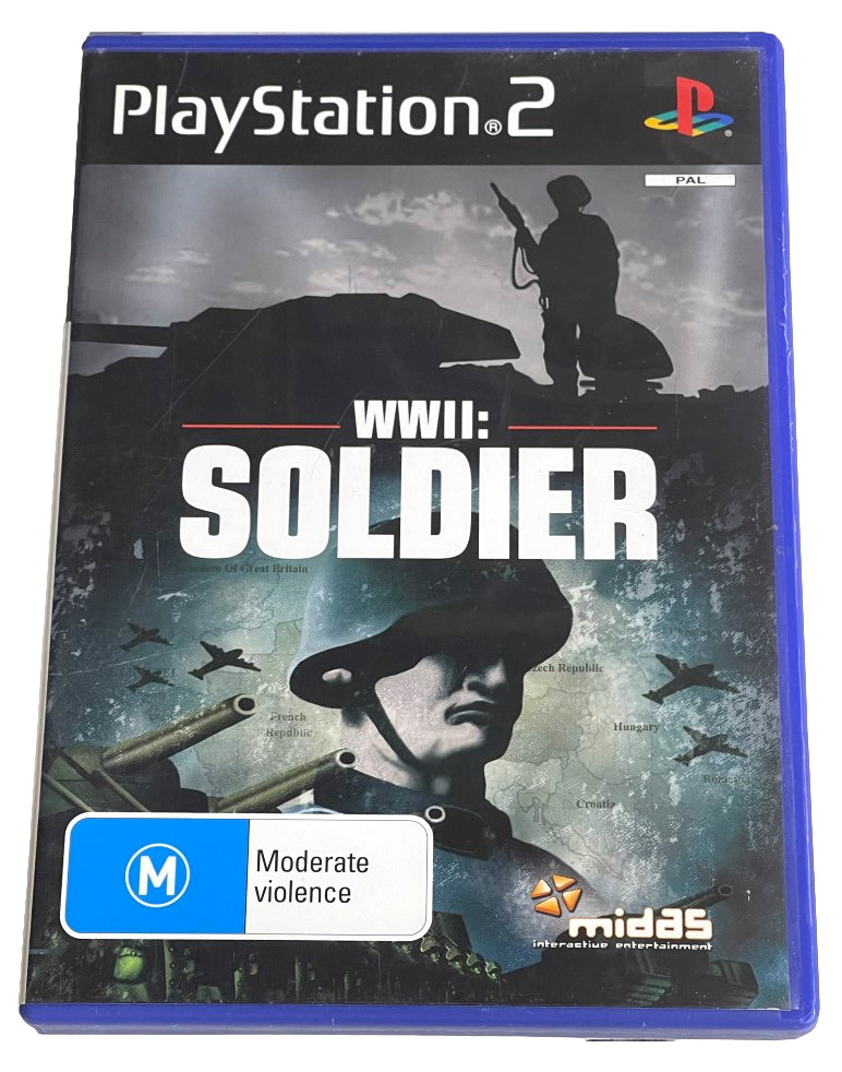 WWII Soldier PS2 PAL *No Manual* (Preowned)