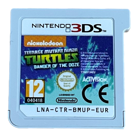 TMNT Danger of The Ooze Nintendo 3DS 2DS (Cartridge Only) (Preowned)