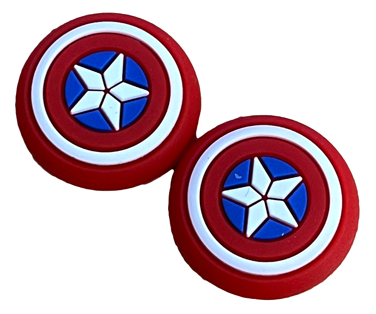 Captain America Thumb Grips For SwitchPro/ PS4/ XBOX ONE/360 Toggle Cover Caps
