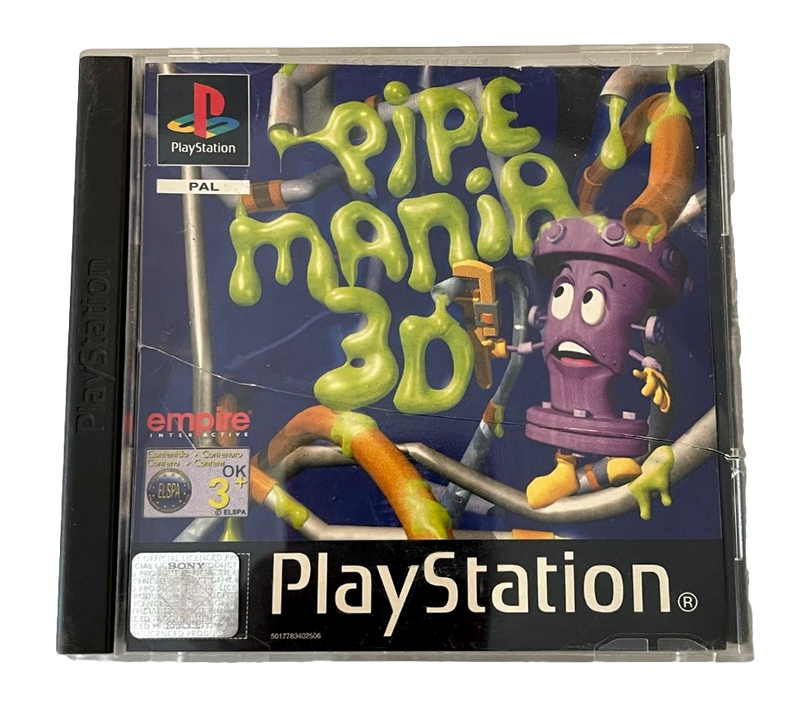 Pipe Mania 3D PS1 PS2 PS3 PAL *No Manual* (Preowned)