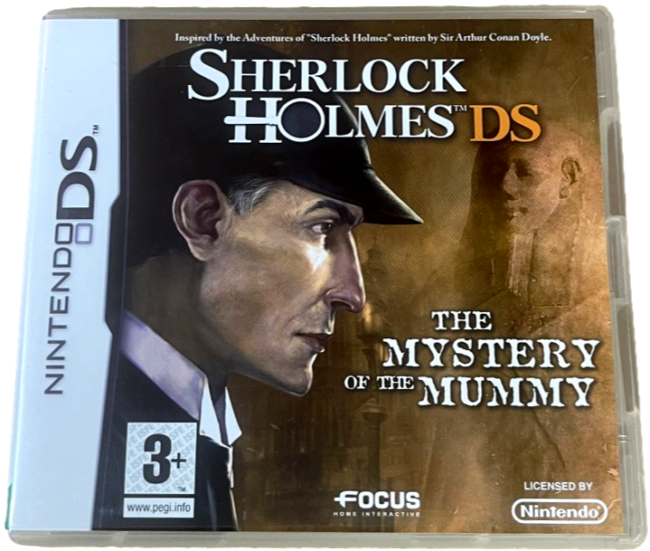 Sherlock Holmes The Mystery of the Mummy Nintendo DS 2DS 3DS Game *Complete* (Pre-Owned)