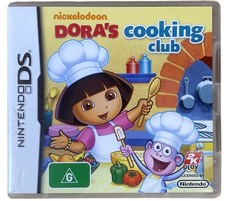 Dora's Cooking Club Nintendo DS 2DS 3DS Game *No Manual* (Pre-Owned)