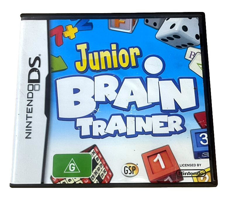 Junior Brain Trainer DS 2DS 3DS Game *Complete* (Pre-Owned)