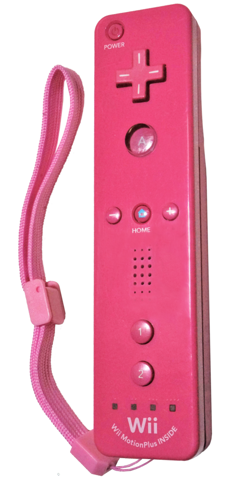 Genuine Nintendo Motionplus Wii Pink Controller Remote Wand RVL-003 Wii Motes (Preowned)