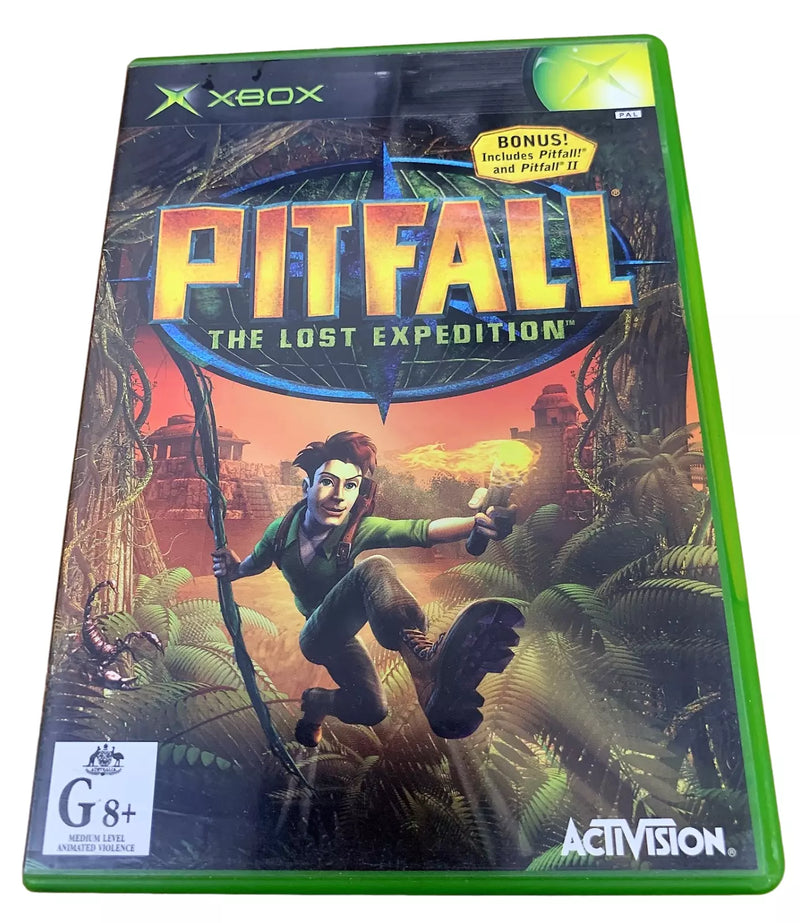 Pitfall The Lost Expedition XBOX Original PAL *Complete* (Preowned)