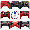 Spiderman Silicone Cover + Thumb Cap Combo PS4/3 Xbox One/360 Case Extra Grip