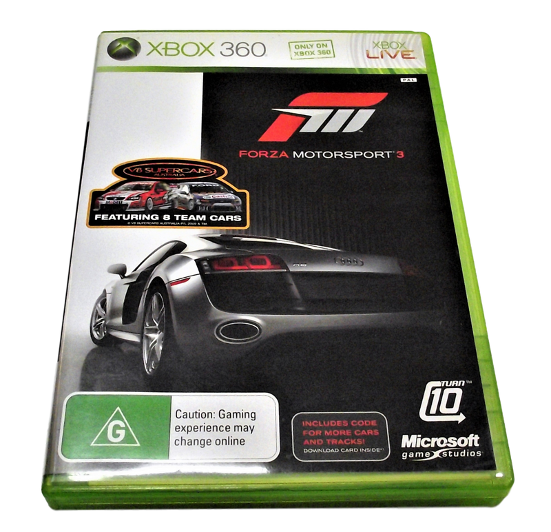 Forza Motorsport 3 XBOX 360 PAL XBOX360 V8 Supercars (Pre-Owned)