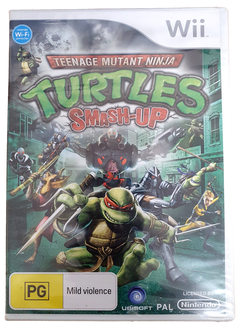 Teenage Mutant Ninja Turtles Smash Up Nintendo Wii PAL Wii U Compatible *Sealed*