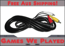 5 x Sega Mega Drive 2 II AV Cables Replacement New Aftermarket (Preowned)
