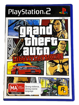 Grand Theft Auto Liberty City Stories PS2 PAL *No Map or Manual* (Preowned)