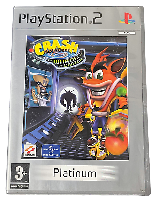 Crash Bandicoot The Wrath of Cortex PS2 (Platinum) PAL *No Manual* (Preowned)