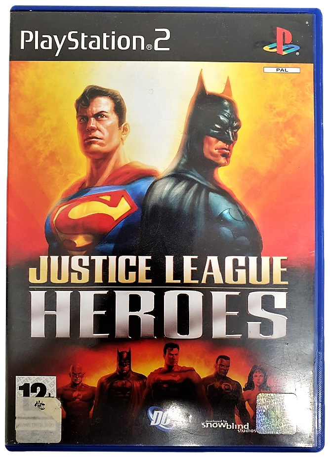 Justice League Heroes PS2 PAL *No Manual* Playstation 2 (Pre-Owned)