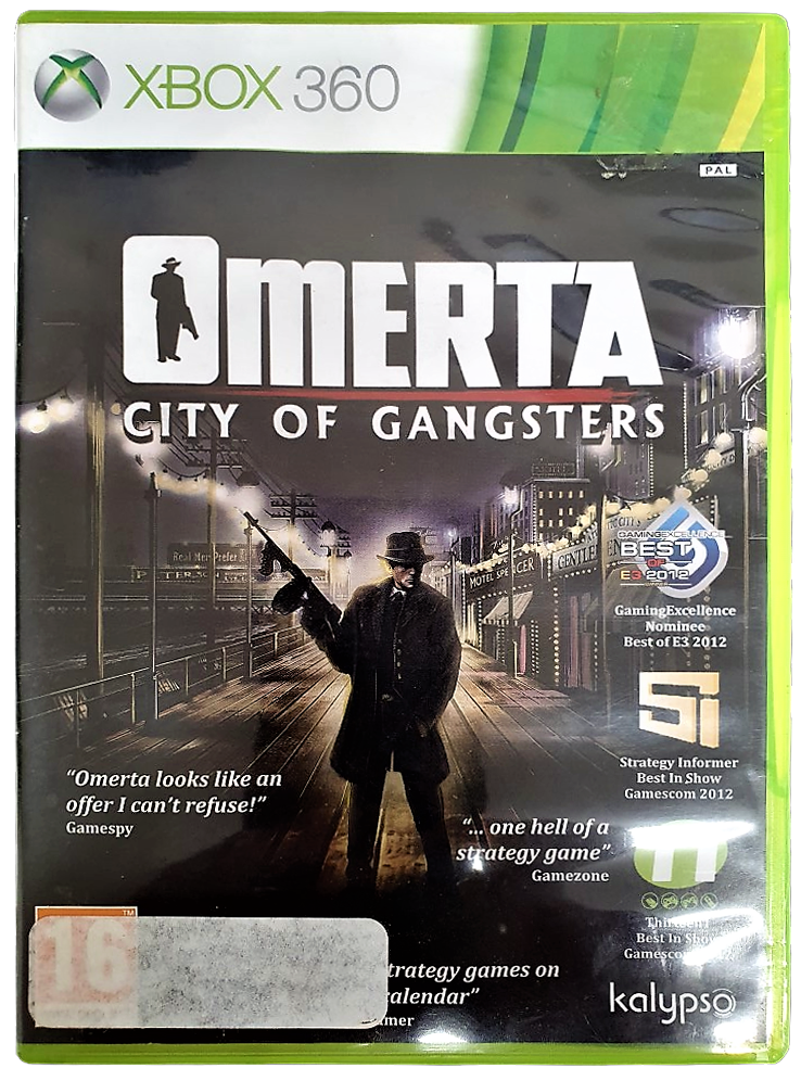 Omerta City Of Gangsters XBOX 360 PAL XBOX360 (Pre-Owned)